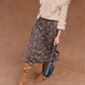 Sezane Maria Skirt, English Countryside, size 36/US4
